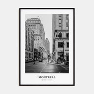 Montreal Portrait B&W No 1 Poster