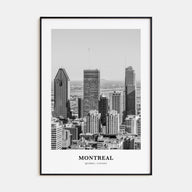Montreal Portrait B&W No 2 Poster