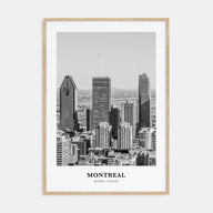 Montreal Portrait B&W No 2 Poster