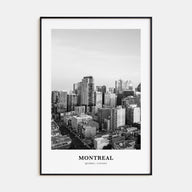 Montreal Portrait B&W No 4 Poster