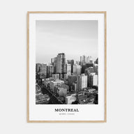 Montreal Portrait B&W No 4 Poster