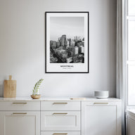 Montreal Portrait B&W No 4 Poster