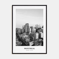 Montreal Portrait B&W No 4 Poster