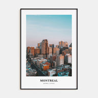 Montreal Portrait Color No 1 Poster