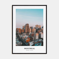 Montreal Portrait Color No 1 Poster