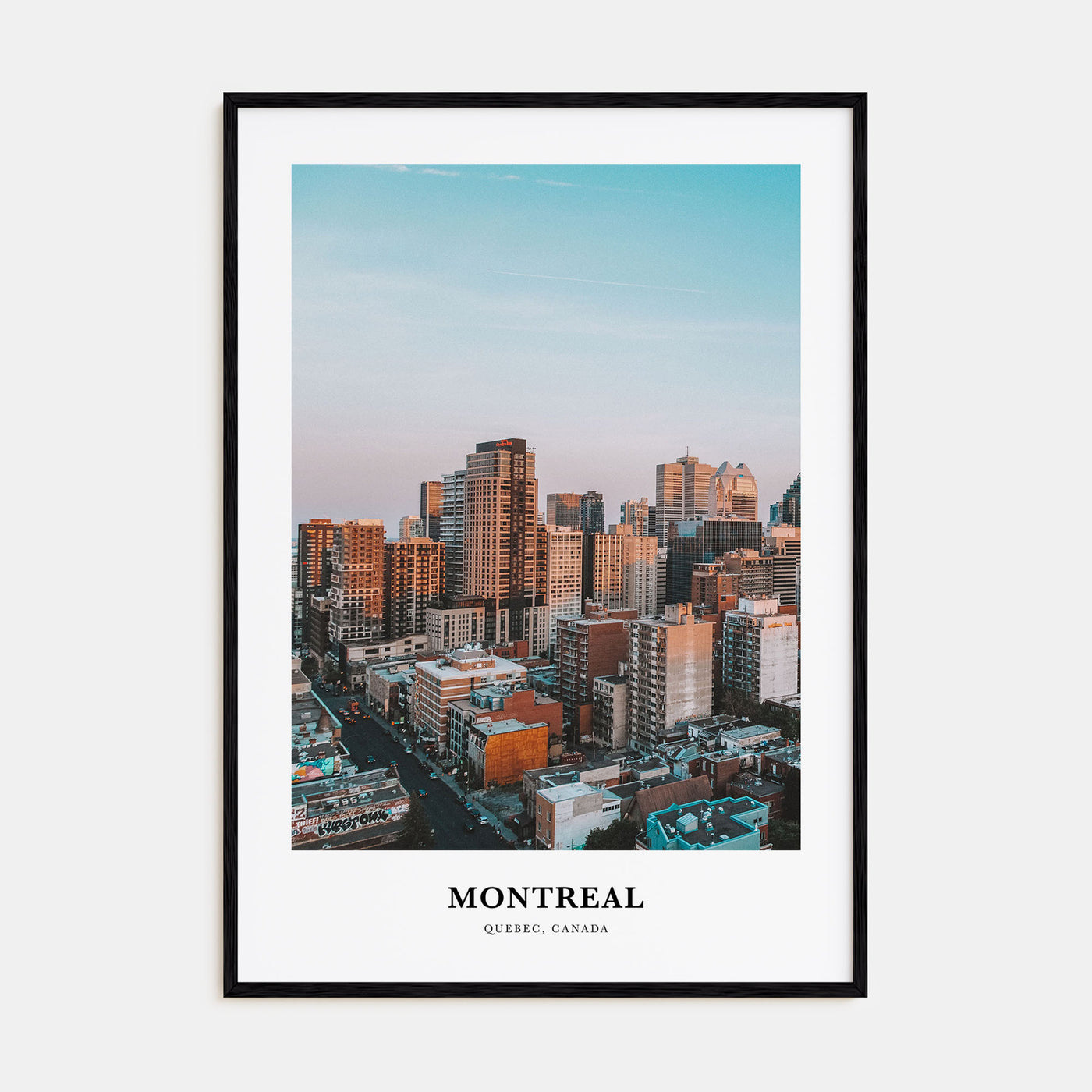 Montreal Portrait Color No 1 Poster