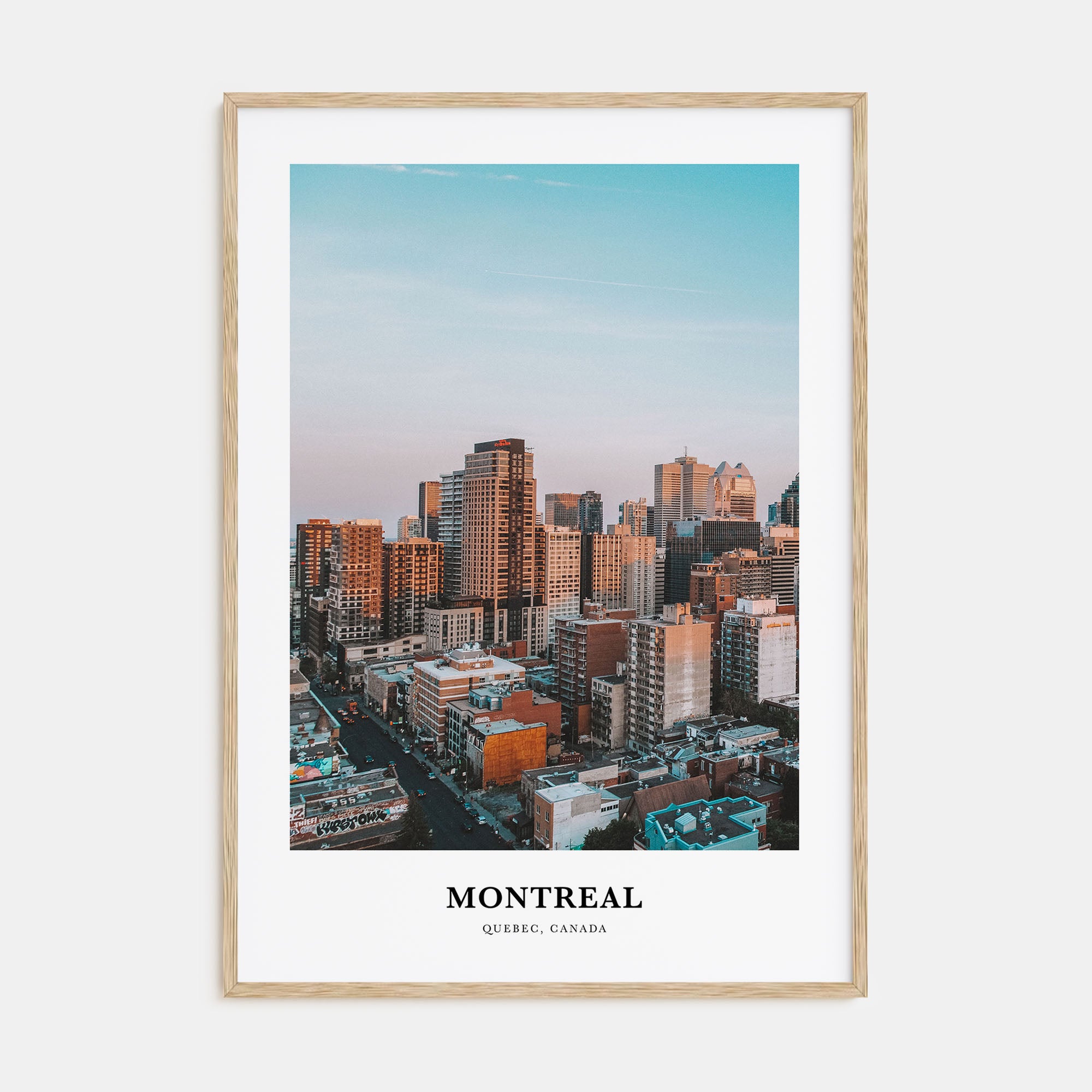 Montreal Portrait Color No 1 Poster