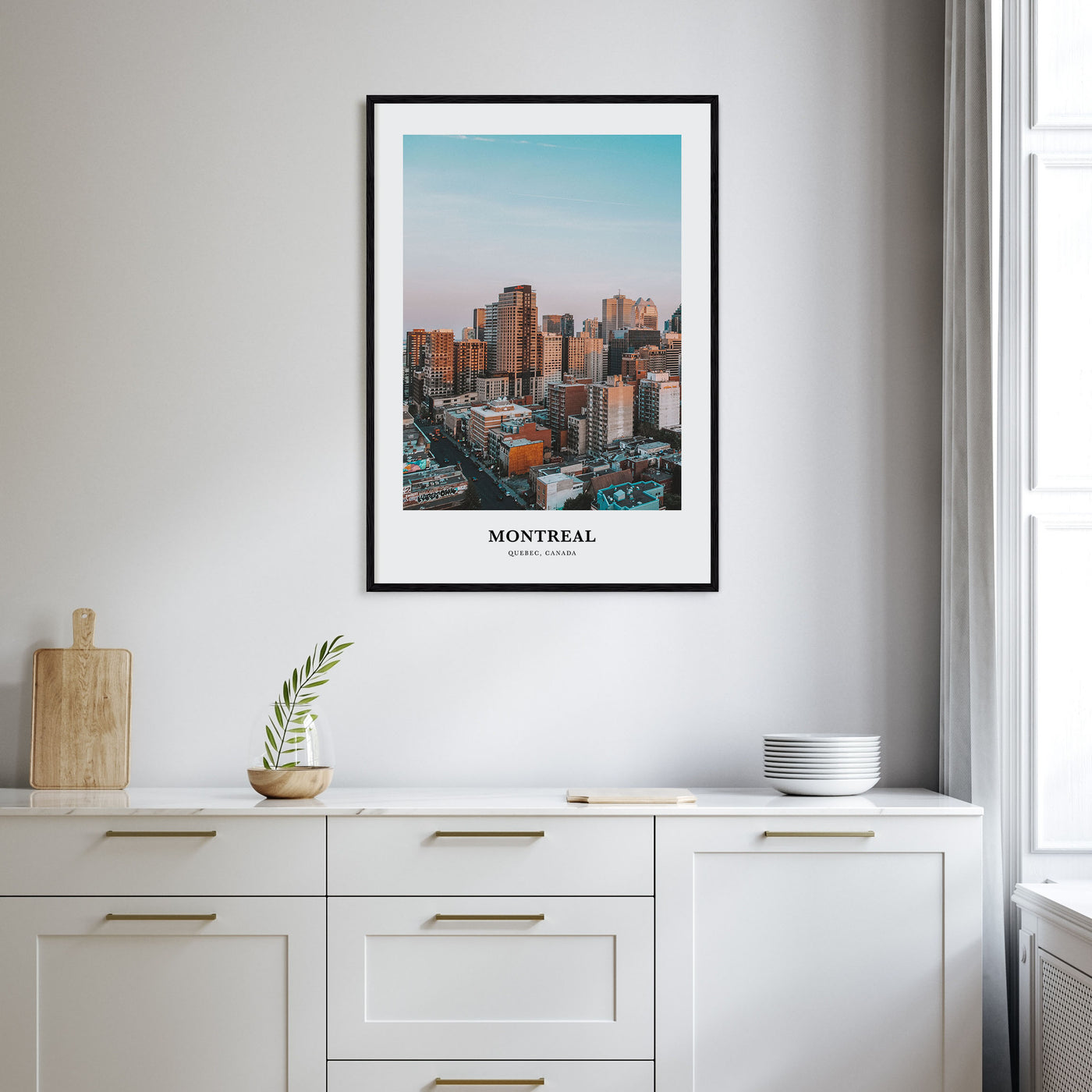 Montreal Portrait Color No 1 Poster