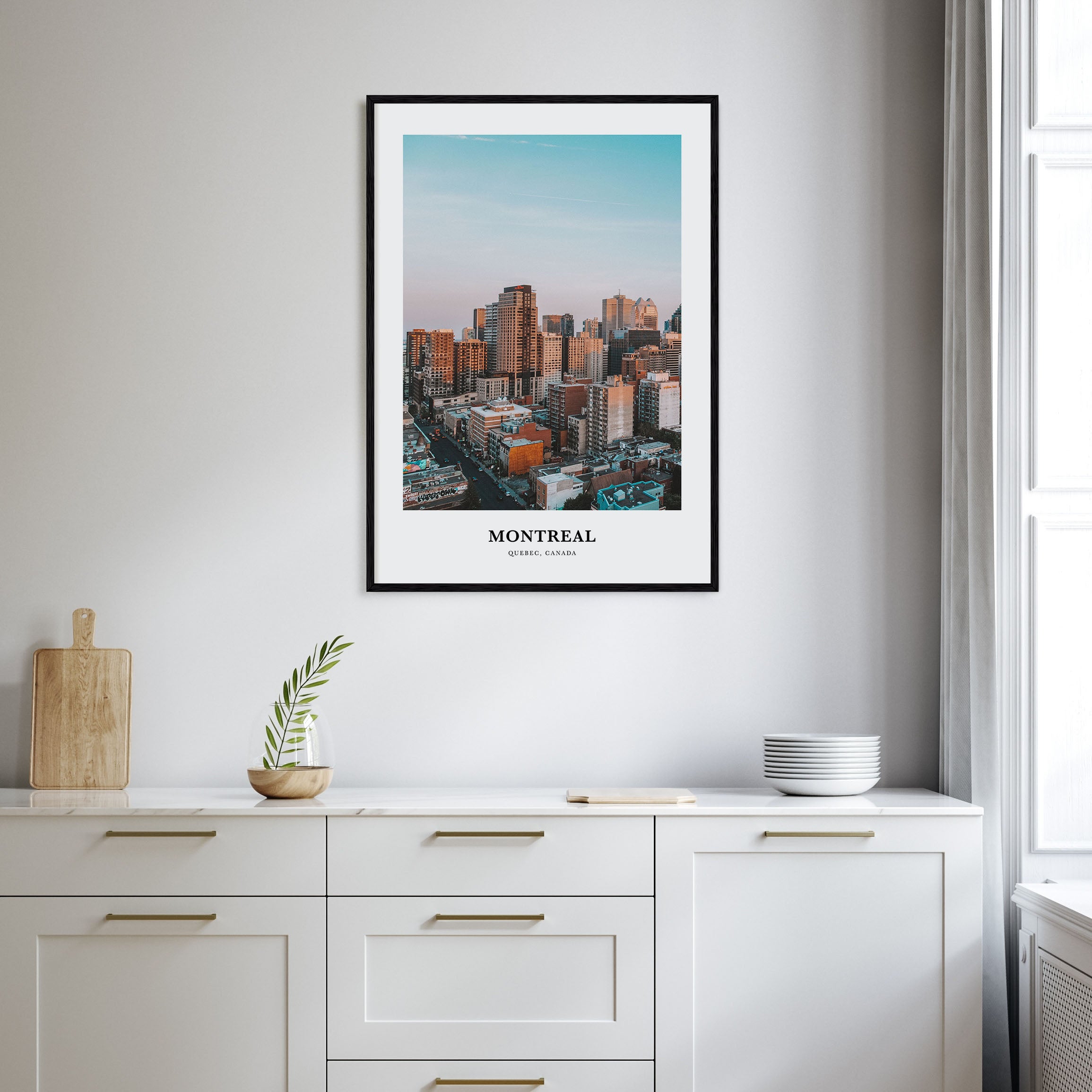 Montreal Portrait Color No 1 Poster