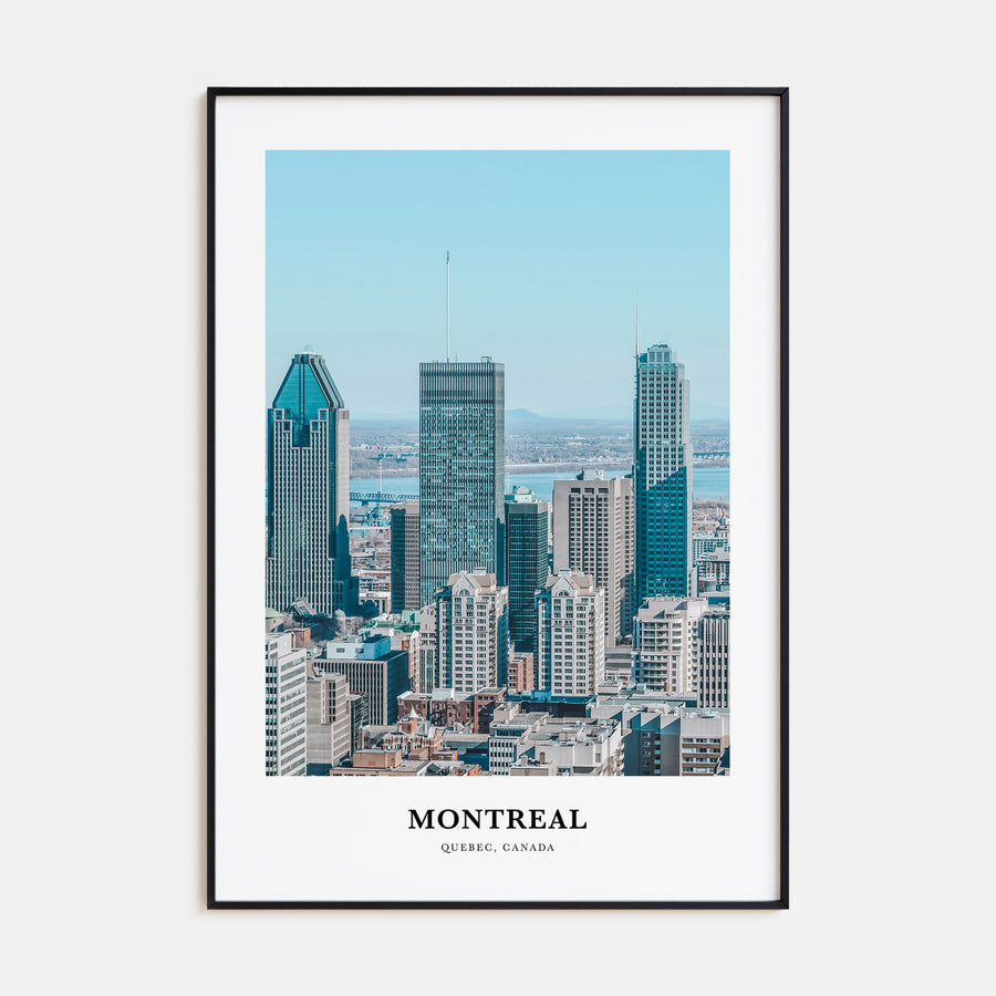 Montreal Portrait Color No 2 Poster