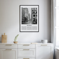 Montreal Travel B&W No 2 Poster