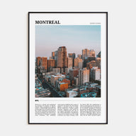 Montreal Travel Color No 1 Poster