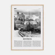 Montreuil Travel B&W Poster