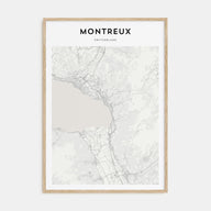 Montreux Map Portrait Poster