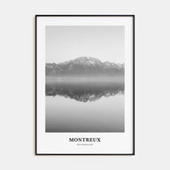 Montreux Portrait B&W Poster