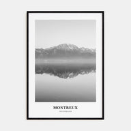 Montreux Portrait B&W Poster
