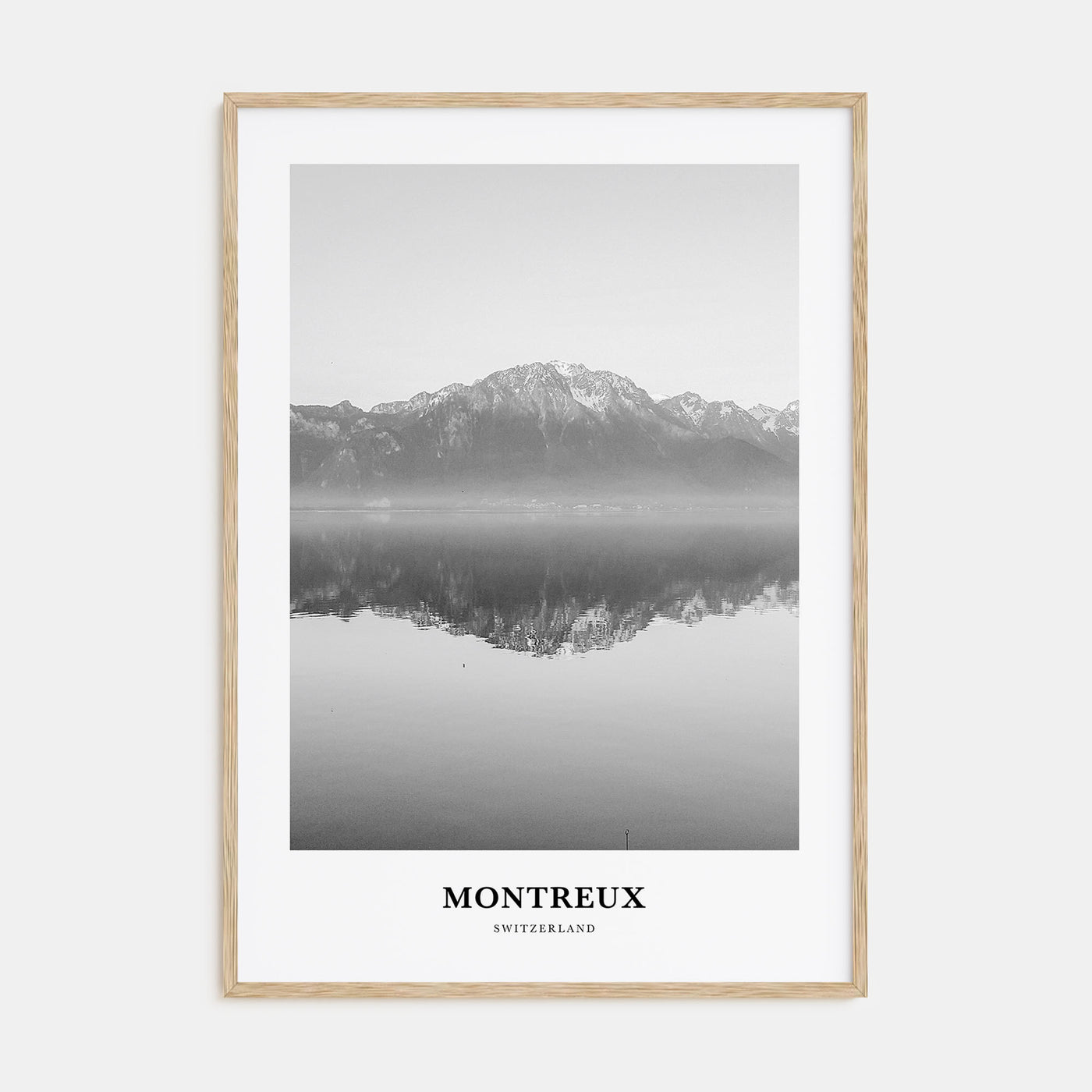 Montreux Portrait B&W Poster