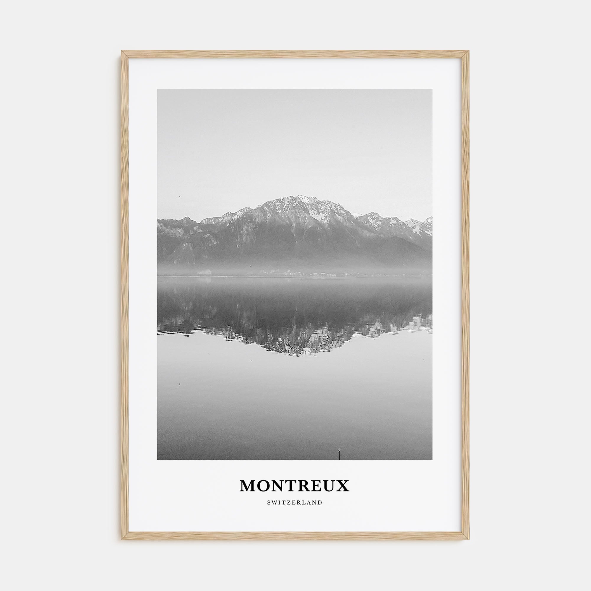 Montreux Portrait B&W Poster
