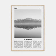 Montreux Travel B&W Poster