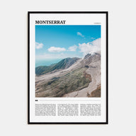 Montserrat, Caribbean Travel Color Poster