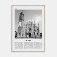 Monza Travel B&W Poster