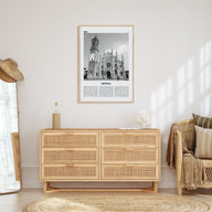 Monza Travel B&W Poster