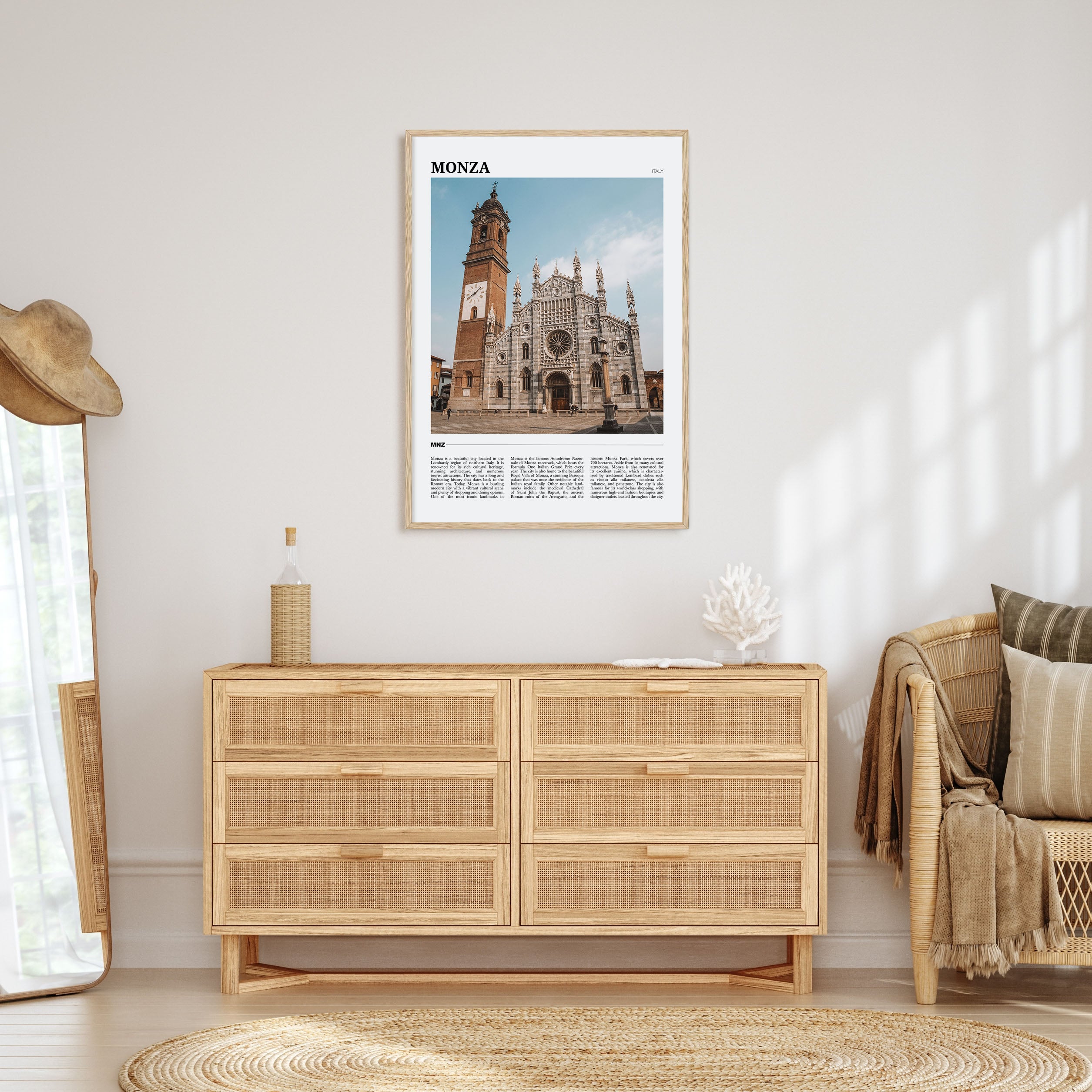 Monza Travel Color Poster