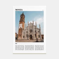 Monza Travel Color Poster