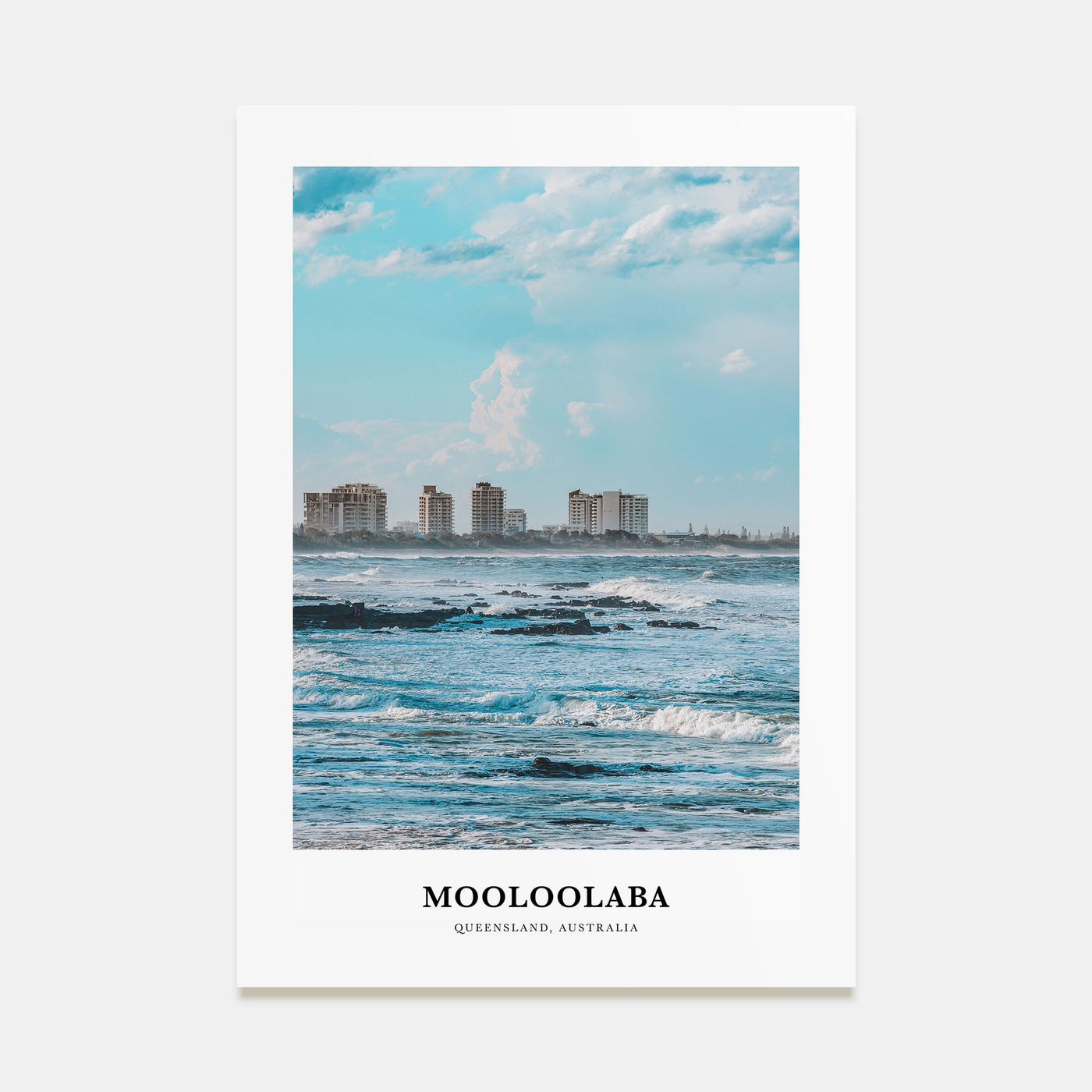 Mooloolaba Portrait Color Poster