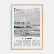 Mooloolaba Travel B&W Poster