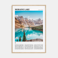 Moraine Lake Travel Color Poster
