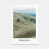Morgan Hill Portrait Color Poster