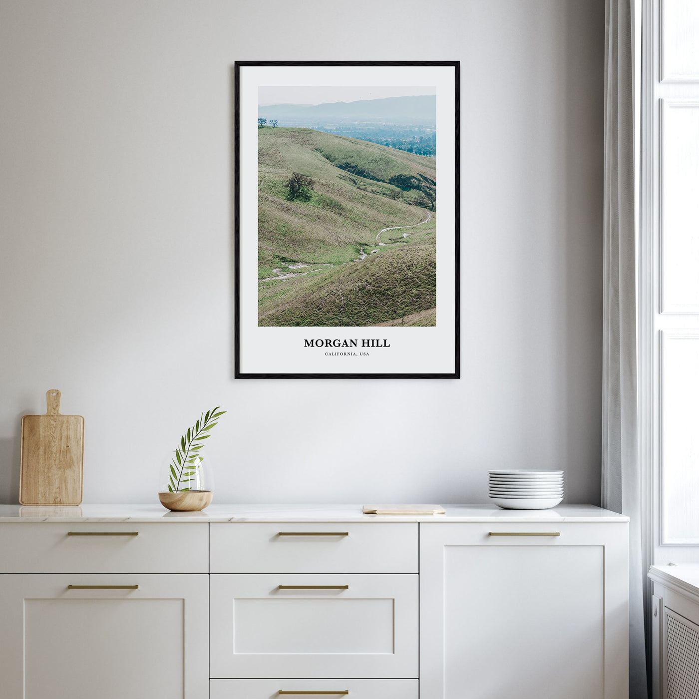 Morgan Hill Portrait Color Poster