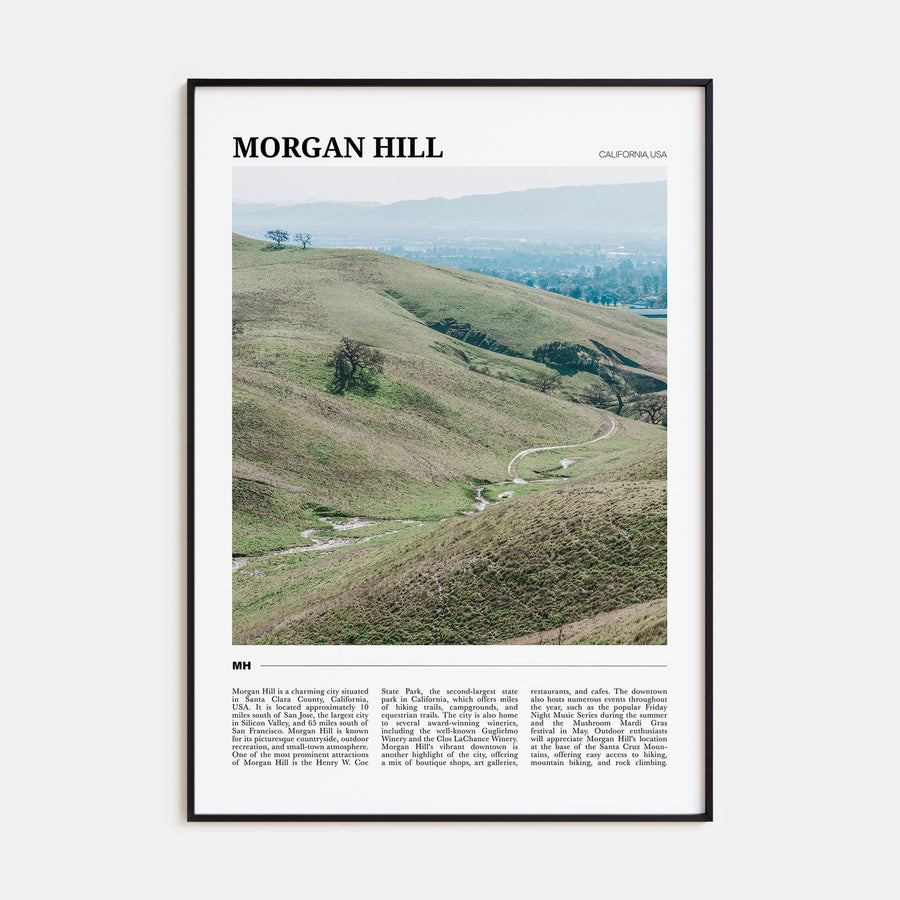 Morgan Hill Travel Color Poster