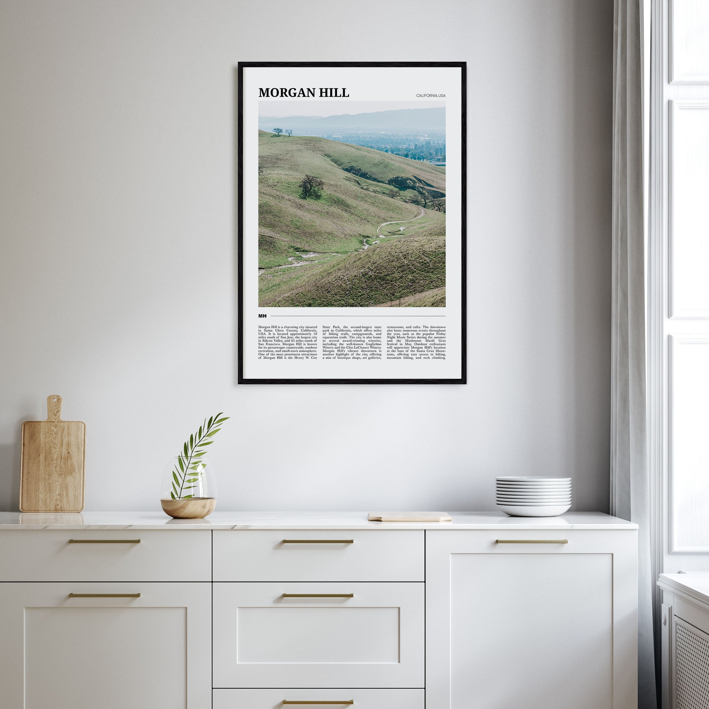 Morgan Hill Travel Color Poster