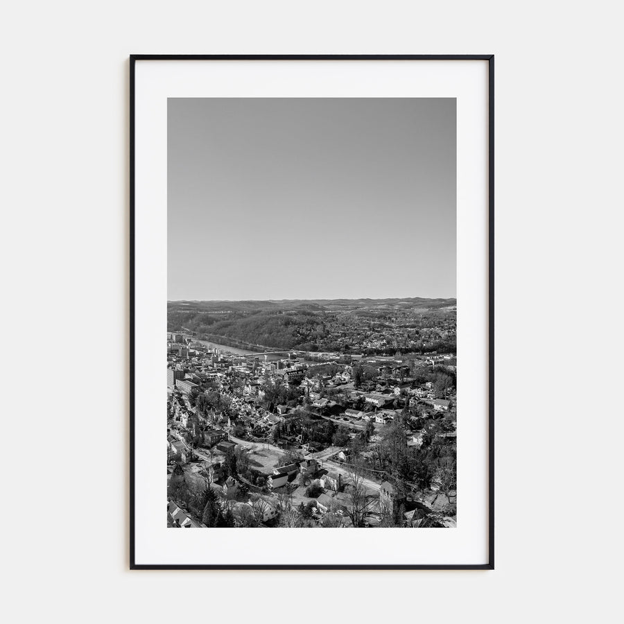 Morgantown Photo B&W Poster