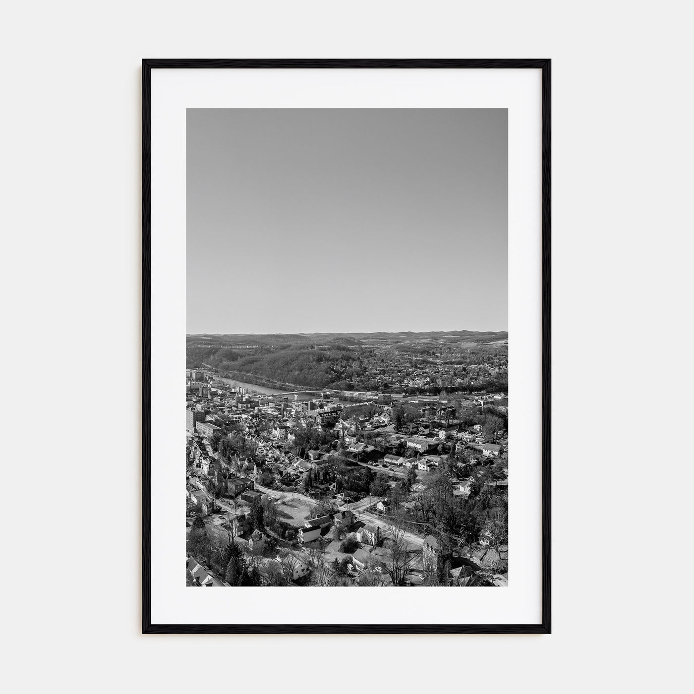 Morgantown Photo B&W Poster