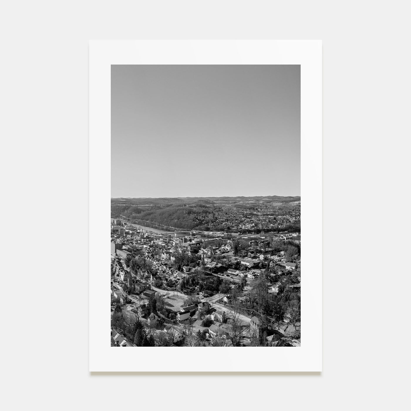 Morgantown Photo B&W Poster