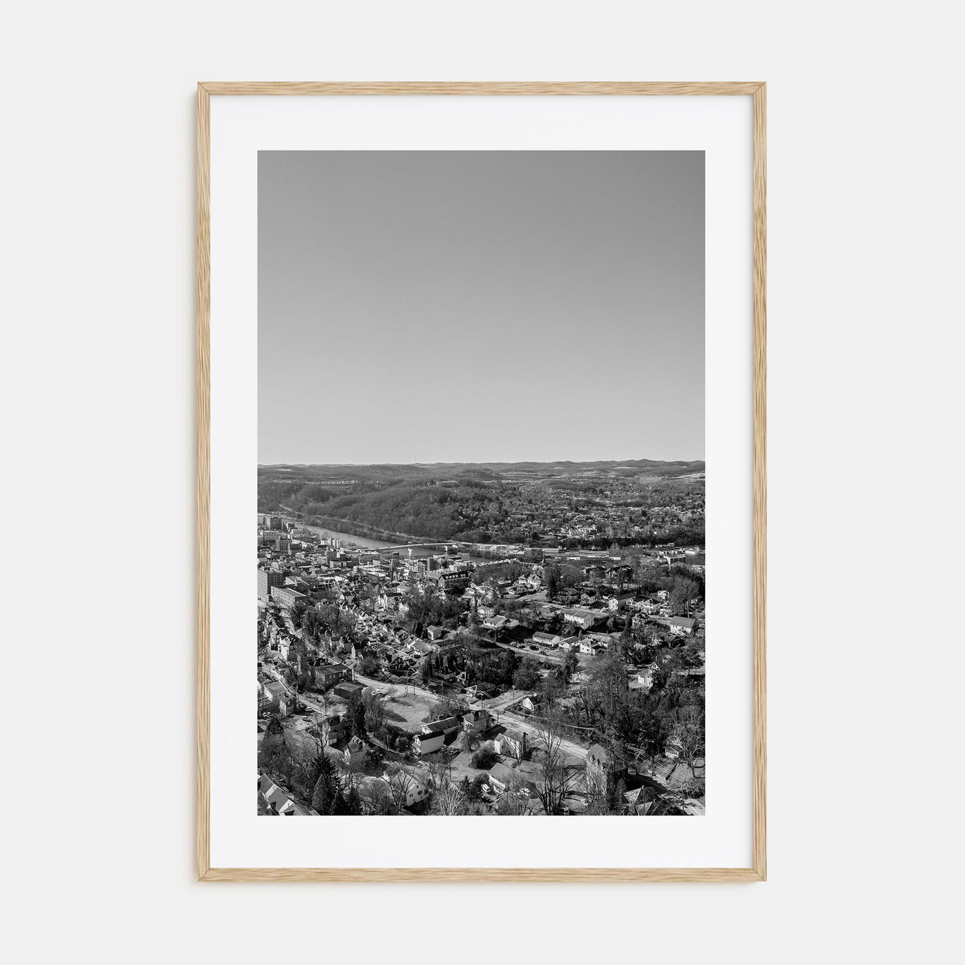 Morgantown Photo B&W Poster