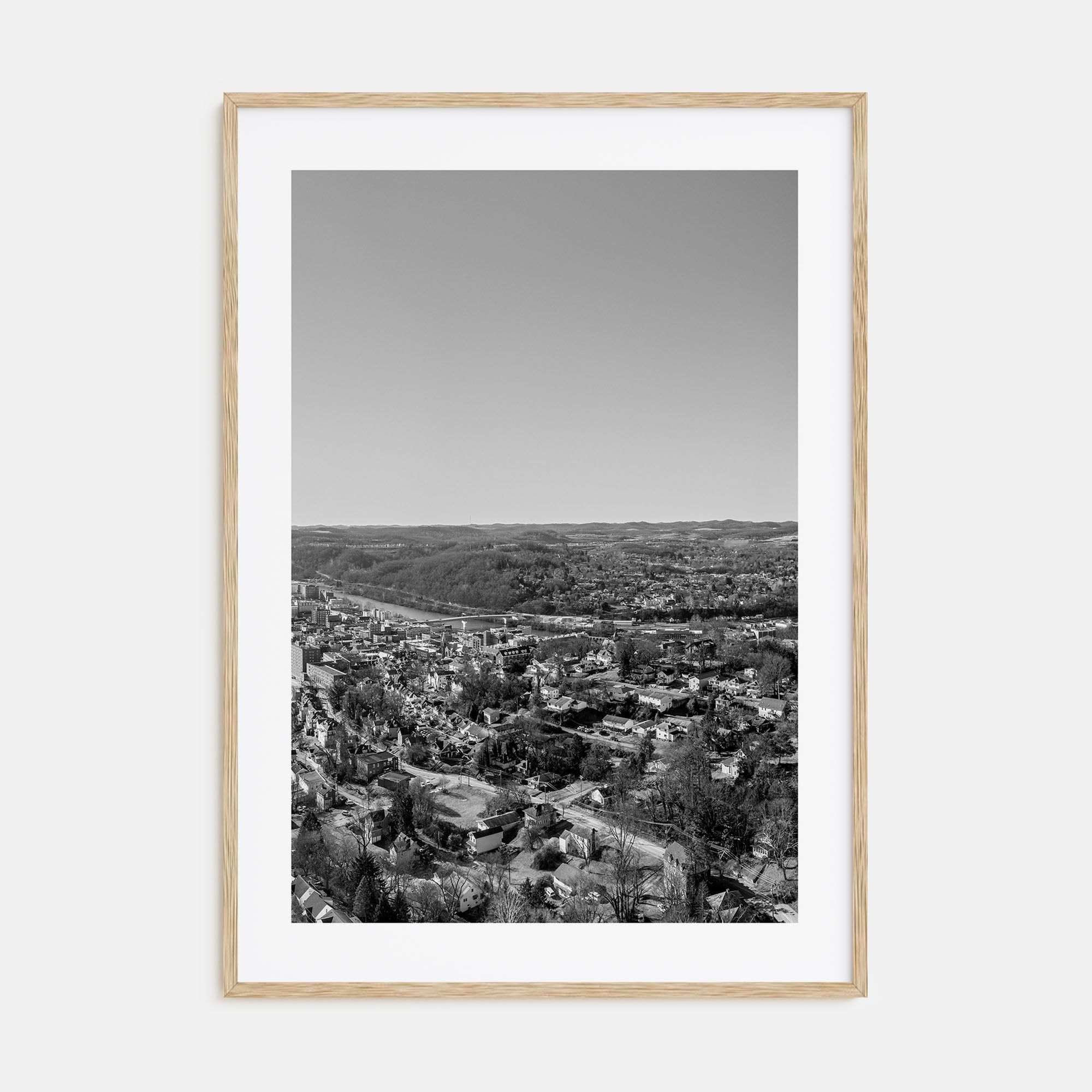 Morgantown Photo B&W Poster