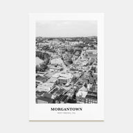 Morgantown Portrait B&W Poster