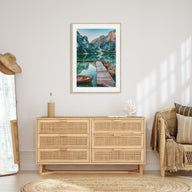 Morning Lake Landscape Photo Color Poster