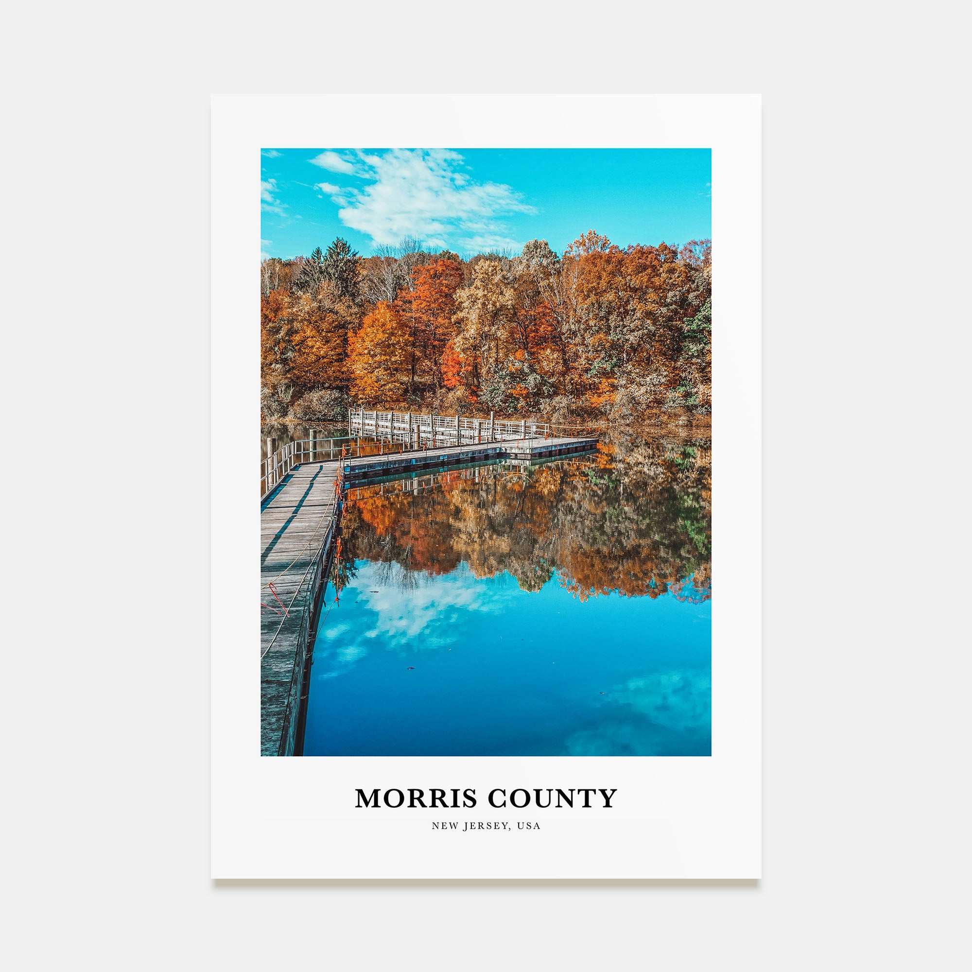 Morris County Portrait Color Poster