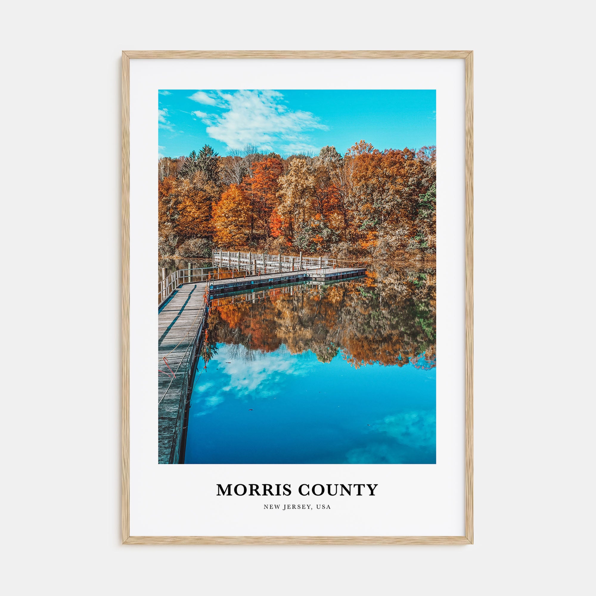 Morris County Portrait Color Poster