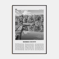 Morris County Travel B&W Poster