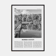 Morris County Travel B&W Poster