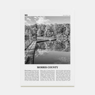 Morris County Travel B&W Poster