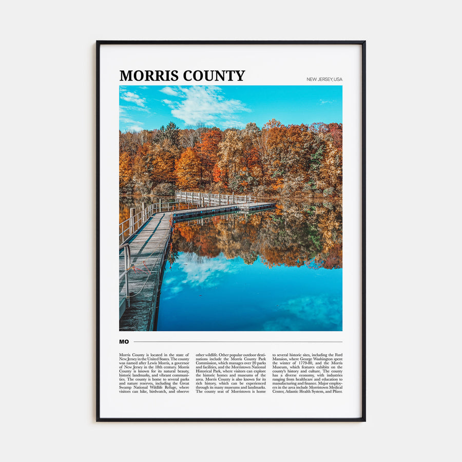 Morris County Travel Color Poster