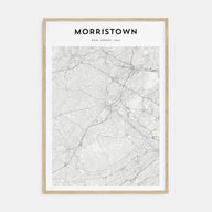 Morristown Map Portrait Poster