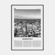 Morristown Travel B&W Poster